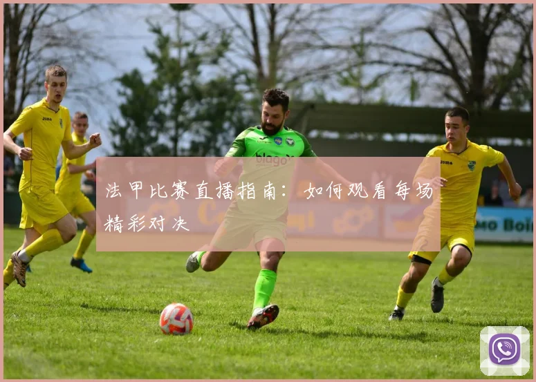 法甲比赛直播指南:如何观看每场精彩对决